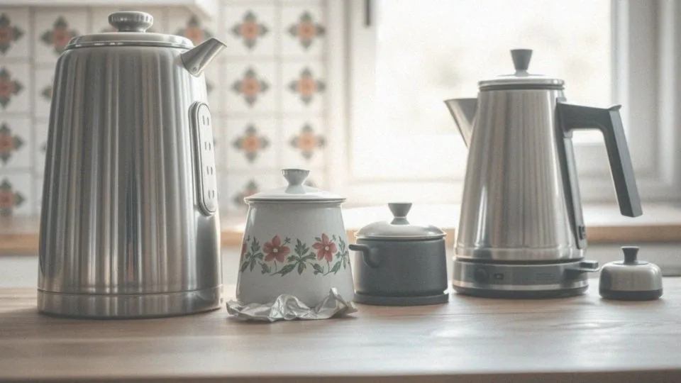 Jakie materiały są wykorzystywane do produkcji czajników na gaz?