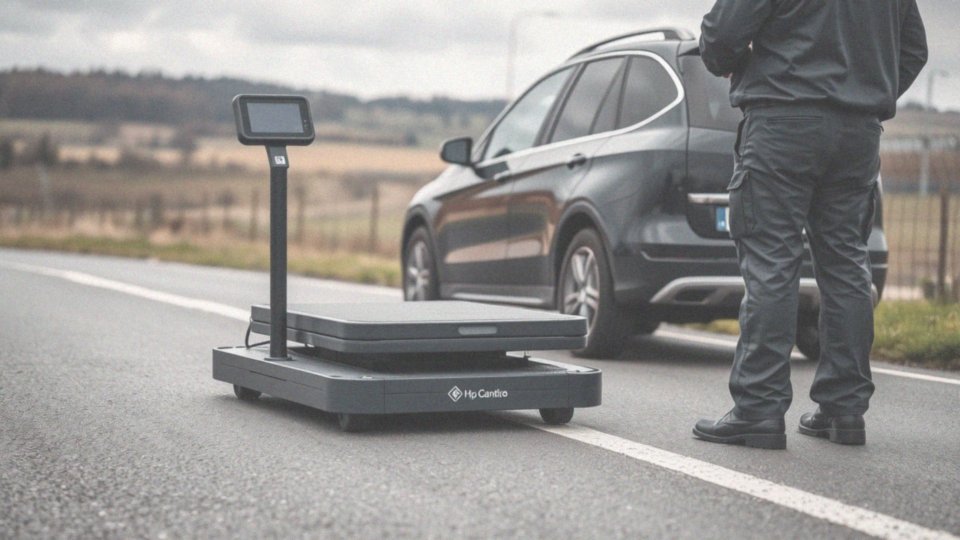 Jak policja sprawdza dopuszczalną masę całkowitą podczas kontroli drogowej?