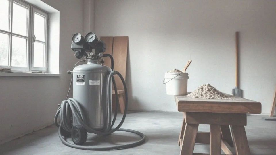 Jakie są kluczowe parametry kompresora do tynkowania?