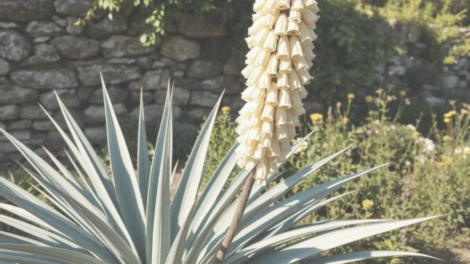 Jakie kwiatostany produkuje juka rostrata?