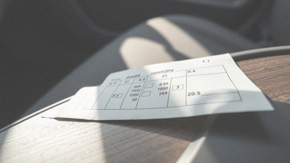 Jakie pola zawiera dowód rejestracyjny dotyczące dopuszczalnej masy całkowitej?