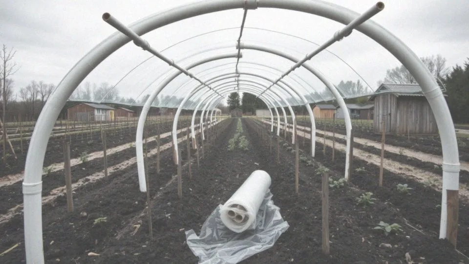 Jak zrobić tunel foliowy z rurek PCV?