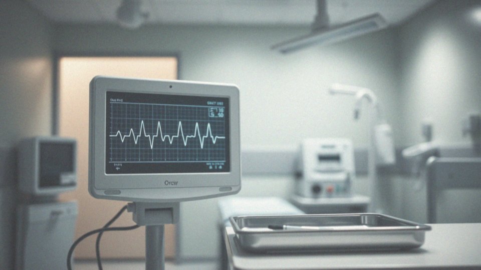 Jakie są objawy przerostu lub uszkodzenia komór serca w kontekście osi elektrycznej?
