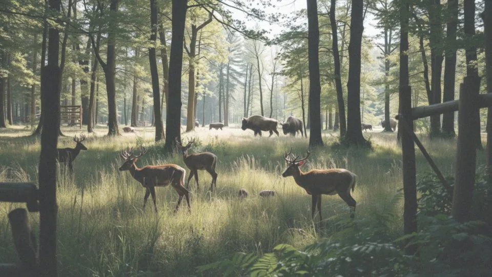 Jakie zwierzęta można spotkać w Leśnym Parku Niespodzianek?