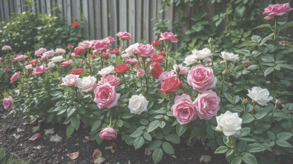 Jakie są osiągane wysokości róż rabatowych?