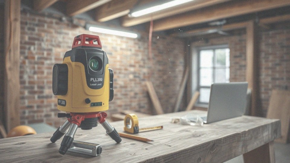 Jakie cechy wyróżniają poziomicę laserową PLL 360 z tyczką?