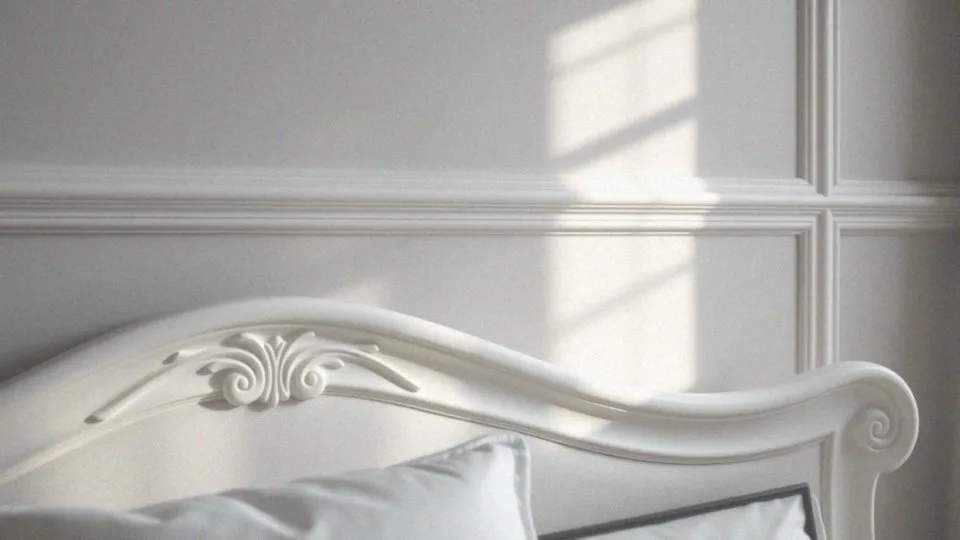 Co to jest sztukateria na ścianie za łóżkiem?