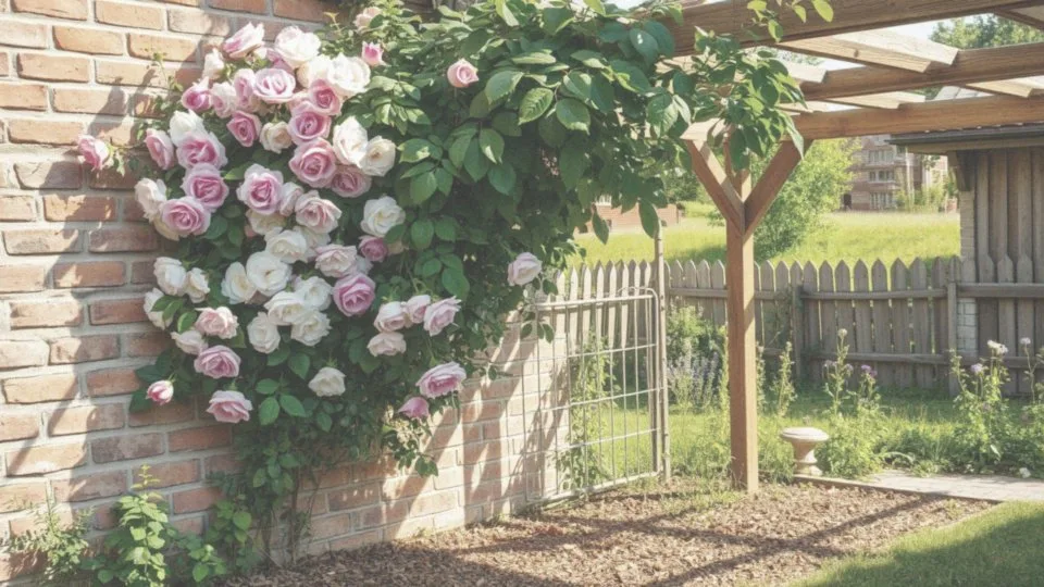 Gdzie należy sadzić róże pnące?