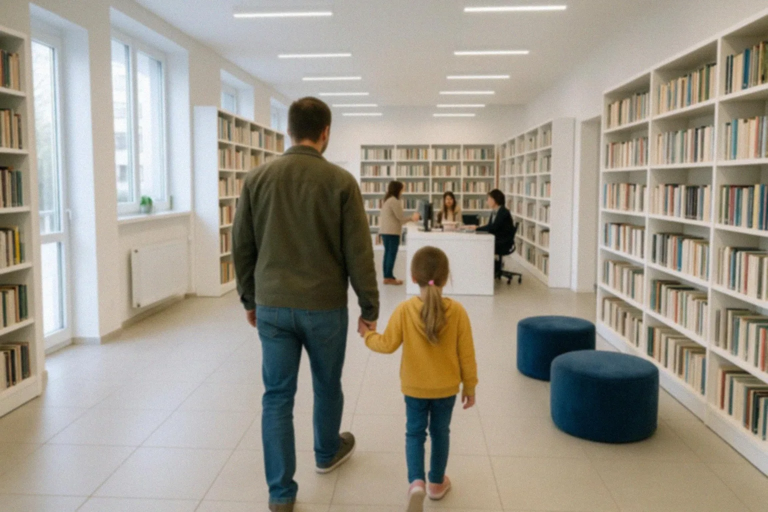 Uczniowie z Moniatycz na pierwszej wizycie w Bibliotece Hrubieszów