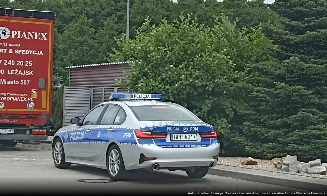 Zatrzymanie poszukiwanego Bartłomieja B. przez policję z Lublina